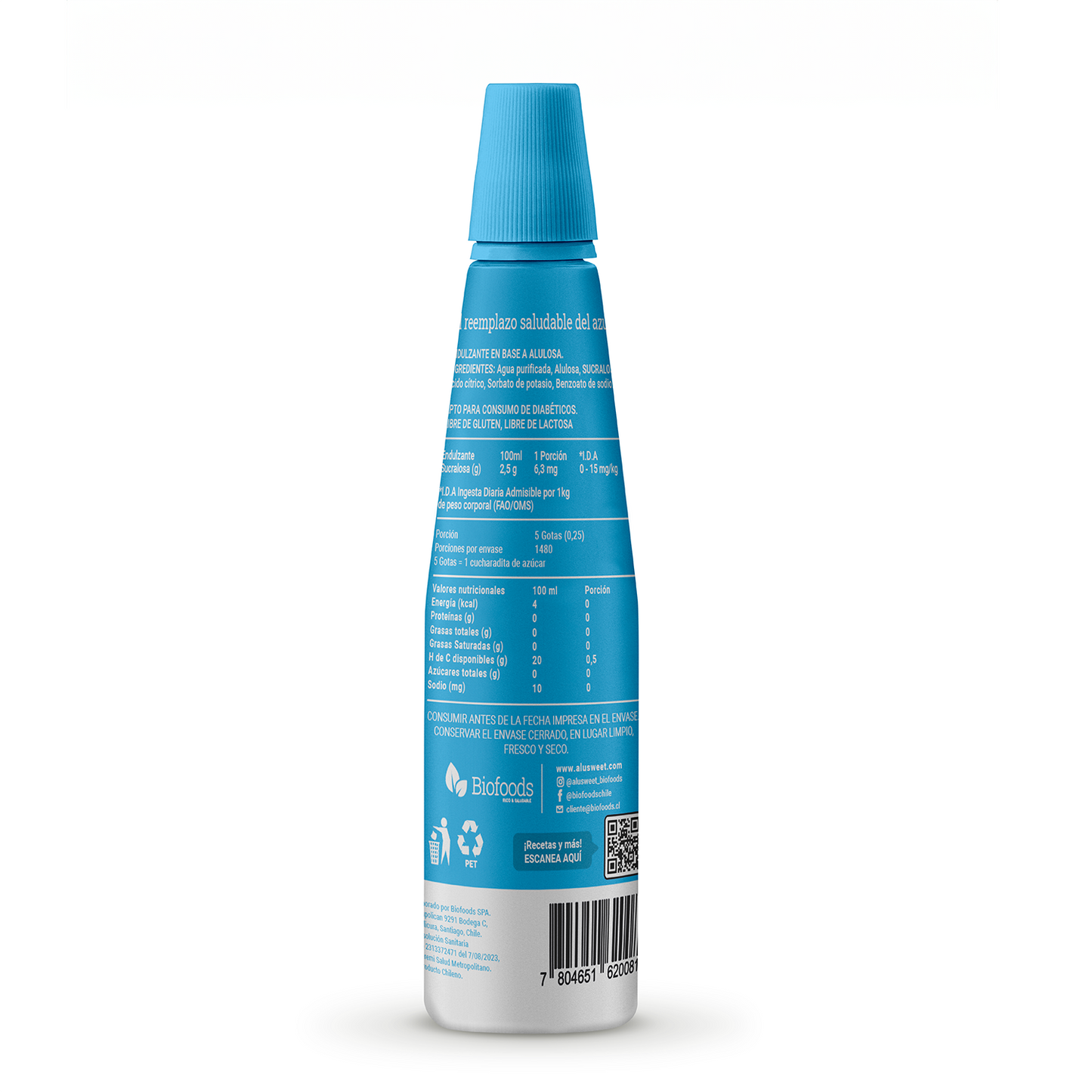 Pack AluSweet Alulosa : Polvo 500g + Gotas 360ml y + Syrup 320g