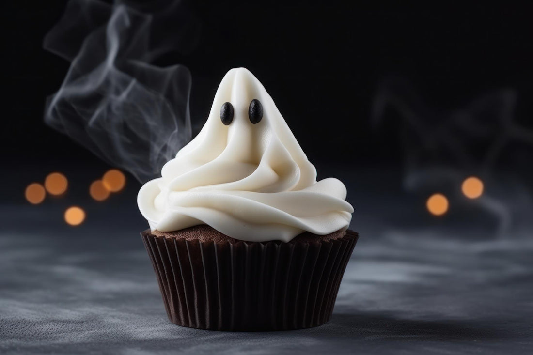 Cupcakes Fantasma Sin Azúcar