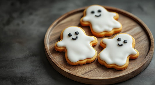 Fantasmitas de Galleta de Avena Sin Azúcar