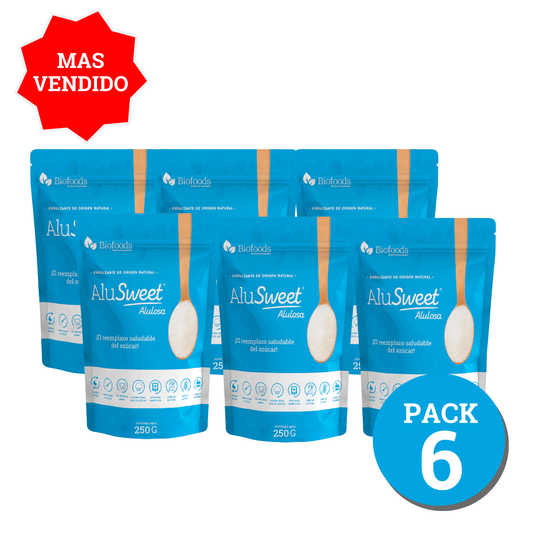 Pack 6 AluSweet Alulosa Polvo 250g
