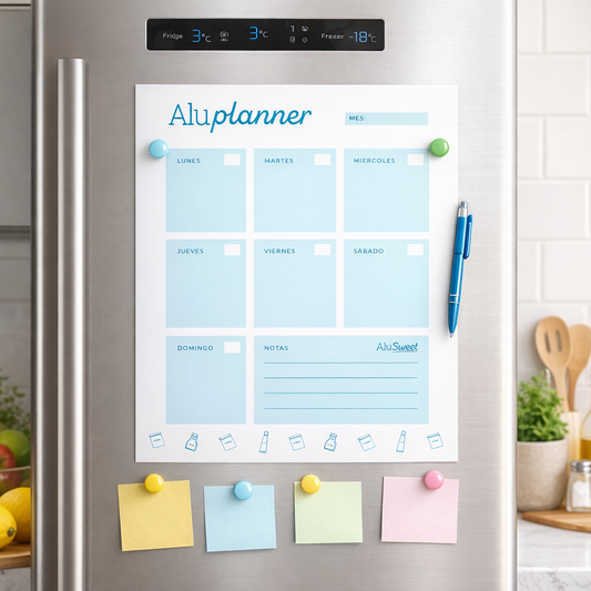 Planificador magnético para refrigerador