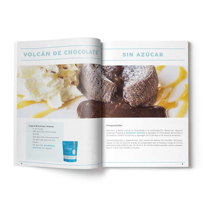 Libro Recetas 30 Días sin Azúcar con AluSweet — Biofoods SPA