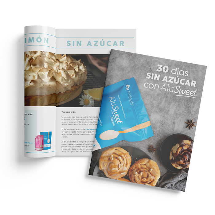 Libro Recetas "30 Días sin Azúcar con AluSweet"